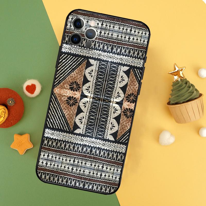 Чехол для телефона Фиджийский Маси Тапа для iPhone 17 17Air 16 16E 15 14 13 12 11 Pro Max 12 13 Mini Ударопрочный чехол