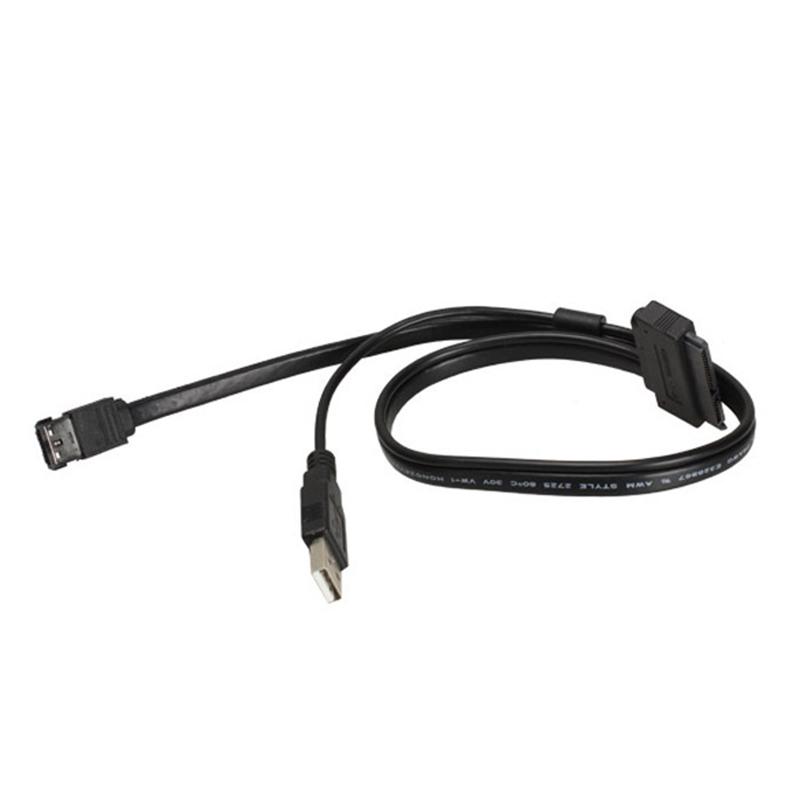 SATA 22Pin to Power ESATA Cable Splitter USB Power Wire Converter 2.5inch SATA 7+15Pin Hard Disk to eSATA Extend Cord Adapter