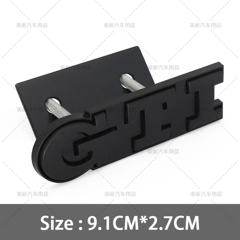2026 Hot For Volkswagen VW 3D Metal GTI Grill Emblem Badge Rear Trunk Decal Car Sticker for Volkswagen VW Golf 5 6 7 8 MK2 MK3 M