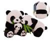 Bear Kneeling Sitting Soft Cloth Toy Plush Panda Present Doll Stuffed Animals Cute Cartoon Pillow