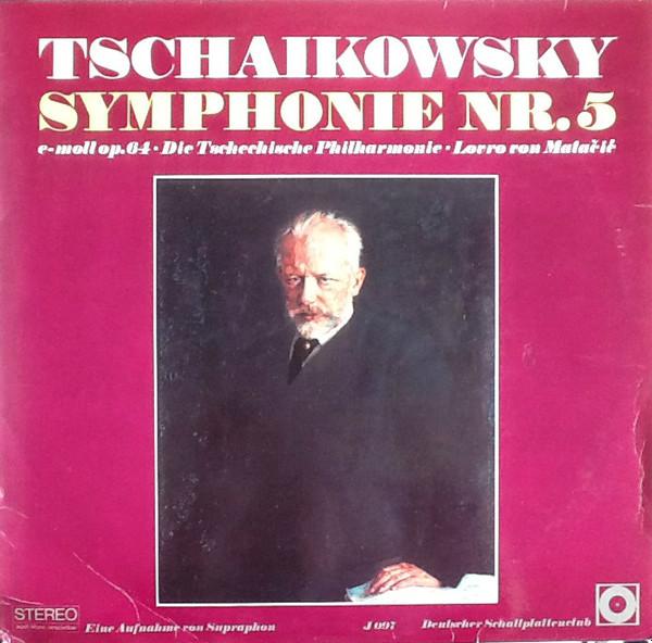 LP Record LOVRO VON MATACIC TSCHECHISCHE PHI Tschaikowsky Sinfonie Nr.5 Emoll J097 Deutscher Schal Germany Classical Used