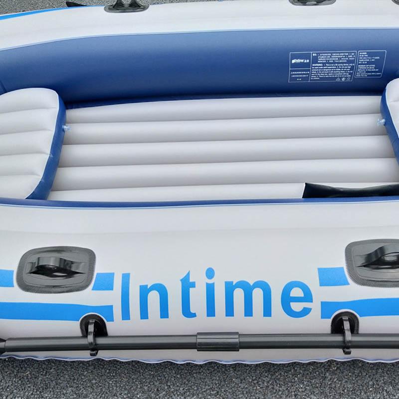 Утолщенная надувная лодка для четырех человек, рыбацкая лодка, рафтинг, резиновая лодка, каяк на воздушной подушке