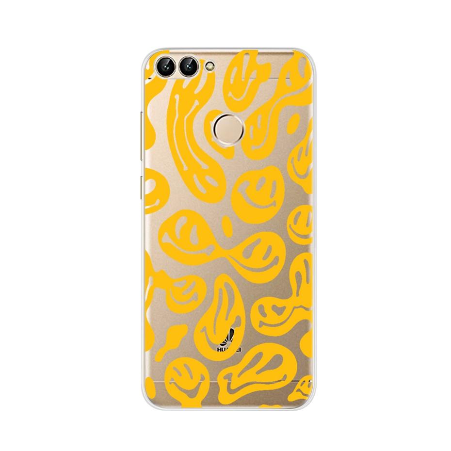 For Huawei P Smart 5.65inch Case Cute TPU Soft Silicone Back Cover Phone Case For Huawei P Smart 2018 FIG-LX1 PSmart Case