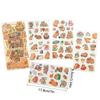 4Pcs/bag Cartoon Capybara Sticker Stationery DIY Decorative Stickers  Children