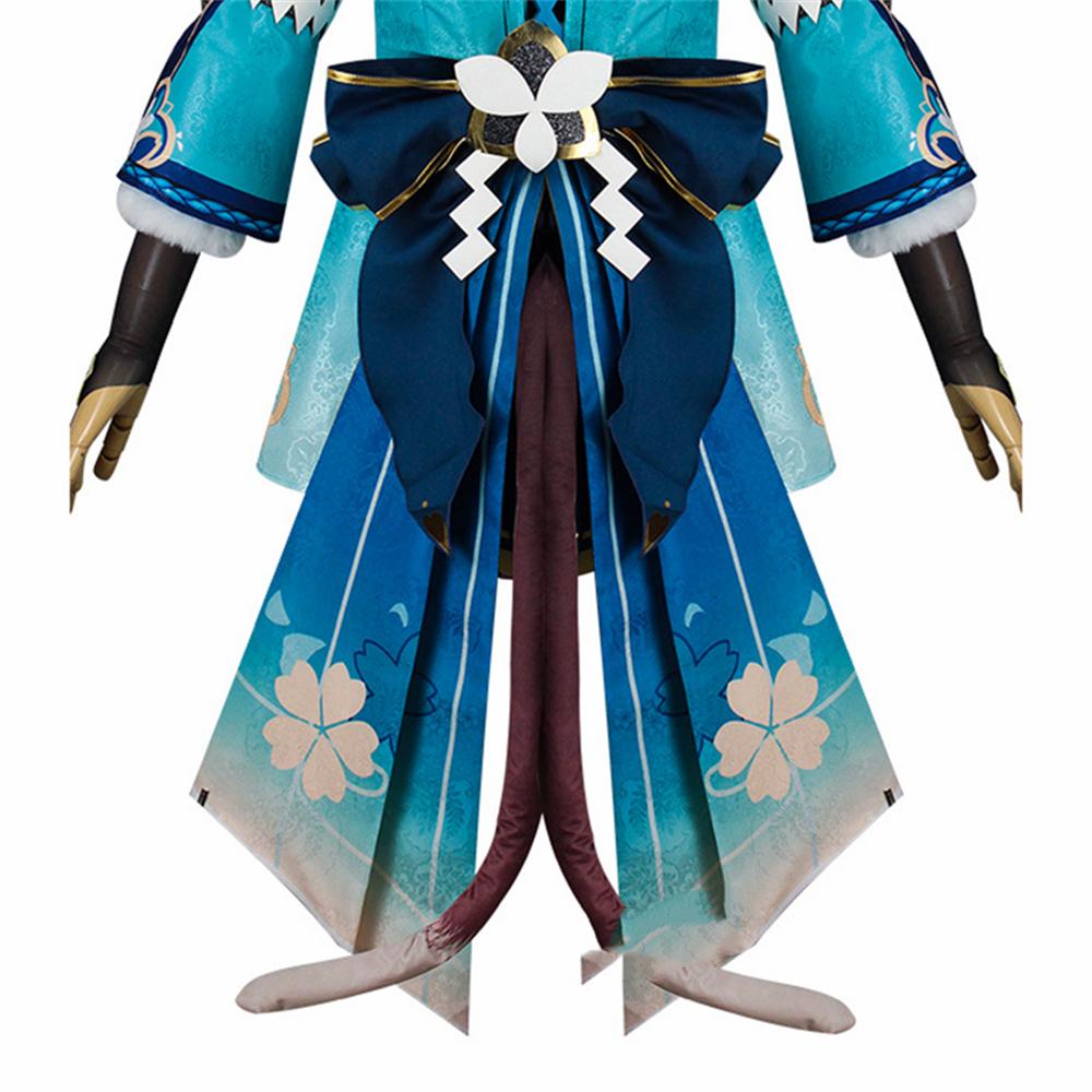 Game   Kirara Cosplay Costume Wig Cat Ears Tail Shoes Accessories Full Set Anime Halloween Costume For Women XXXL