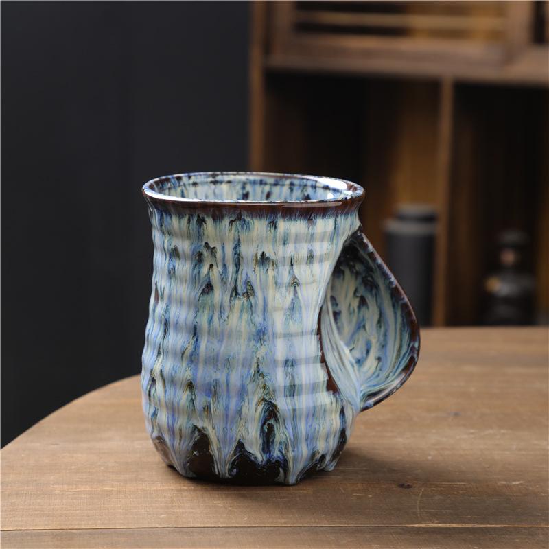 Керамическая чашка для замены печи, большая емкость для домашнего хозяйства, керамическая чашка для подарков, чашка для молока, кофейная чашка
