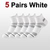5/10 Pairs Men Sports Ankle Socks Sweat Absorbing Breathable Comfortable Very Suitable Basketball Running Outdoor Leisure Socks