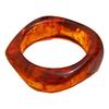 Colorful Resin Bangle Bracelets Wide Geometric Irregular Bangle Vintage Jewelry Artistic Fashion Accessory for Women