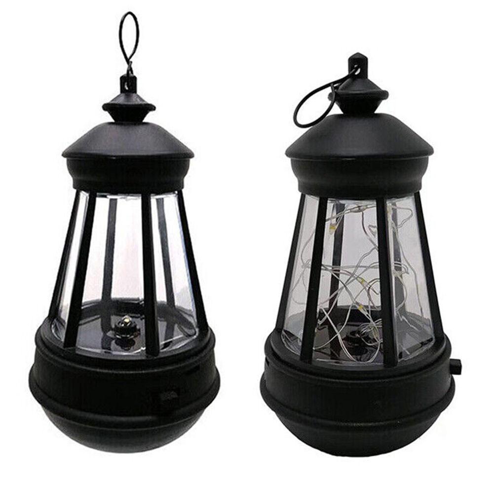 Bright LED Solar Lantern for Hanging in Outdoor Gardens Waterproof Design