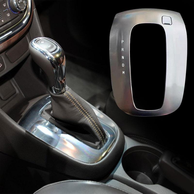 Накладка на рычаг переключения передач для Buick Encore OPEL VAUXHALL MOKKA 2012-2017 Серебристая Панель управления рычагом переключения передач Внутренние автомобильные аксессуары