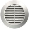 Grille D'aération - KOTARBAU - Rond - Argent Satin - Diamètre 70 Mm - Moustiquaire
