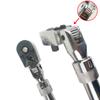 1/4 1/2 3/8 72-Tooth Carbon Steel Retractable Ratchet Wrench Automatic Quick Release Spanner Multifunctional Hand Tool