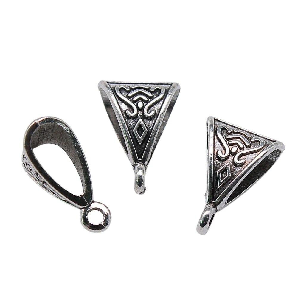 Декоративные металлические подвесные компоненты для головы с античной отделкой и бусинами для изготовления ювелирных изделий