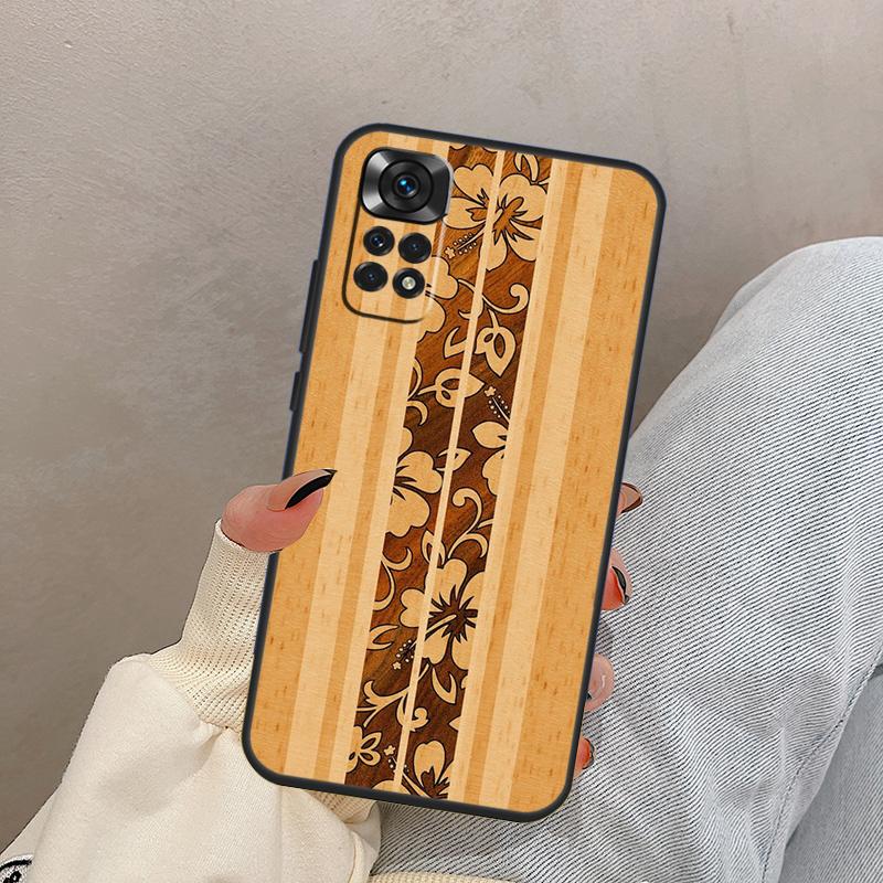 Пляжный Гавайский Имитация Коа Дерево Для Xiaomi Redmi Note 14 10 11 12 13 15 Pro Plus Чехол Обложка Для Redmi 15 15C 14C 10C 12C 13C