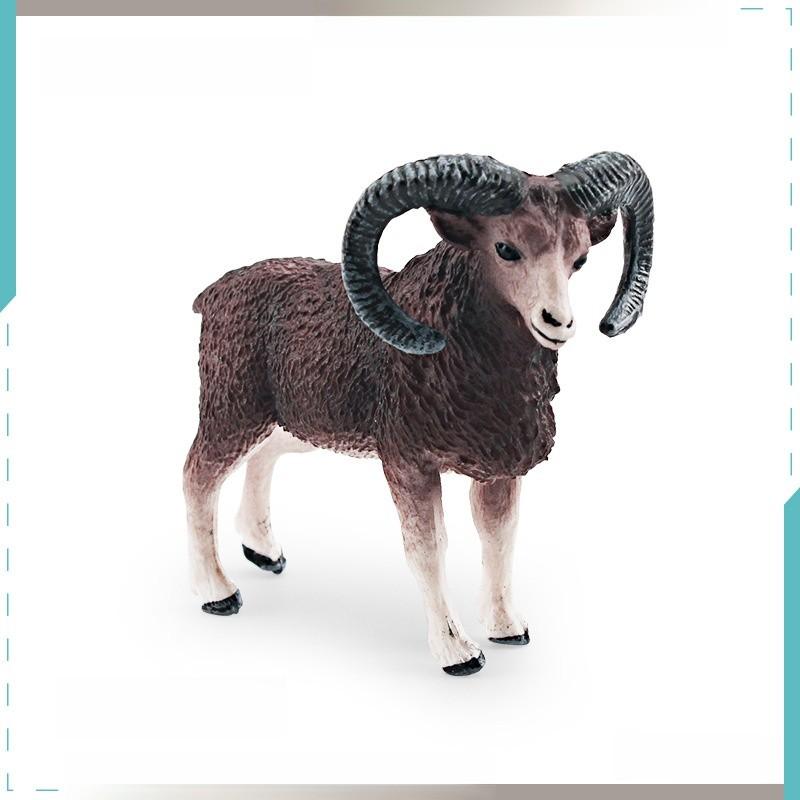 Ферма Черная Овца Коза Ягненок Коллекционный ПВХ Овца Ягненок Набор для Детского Дошкольного Образования