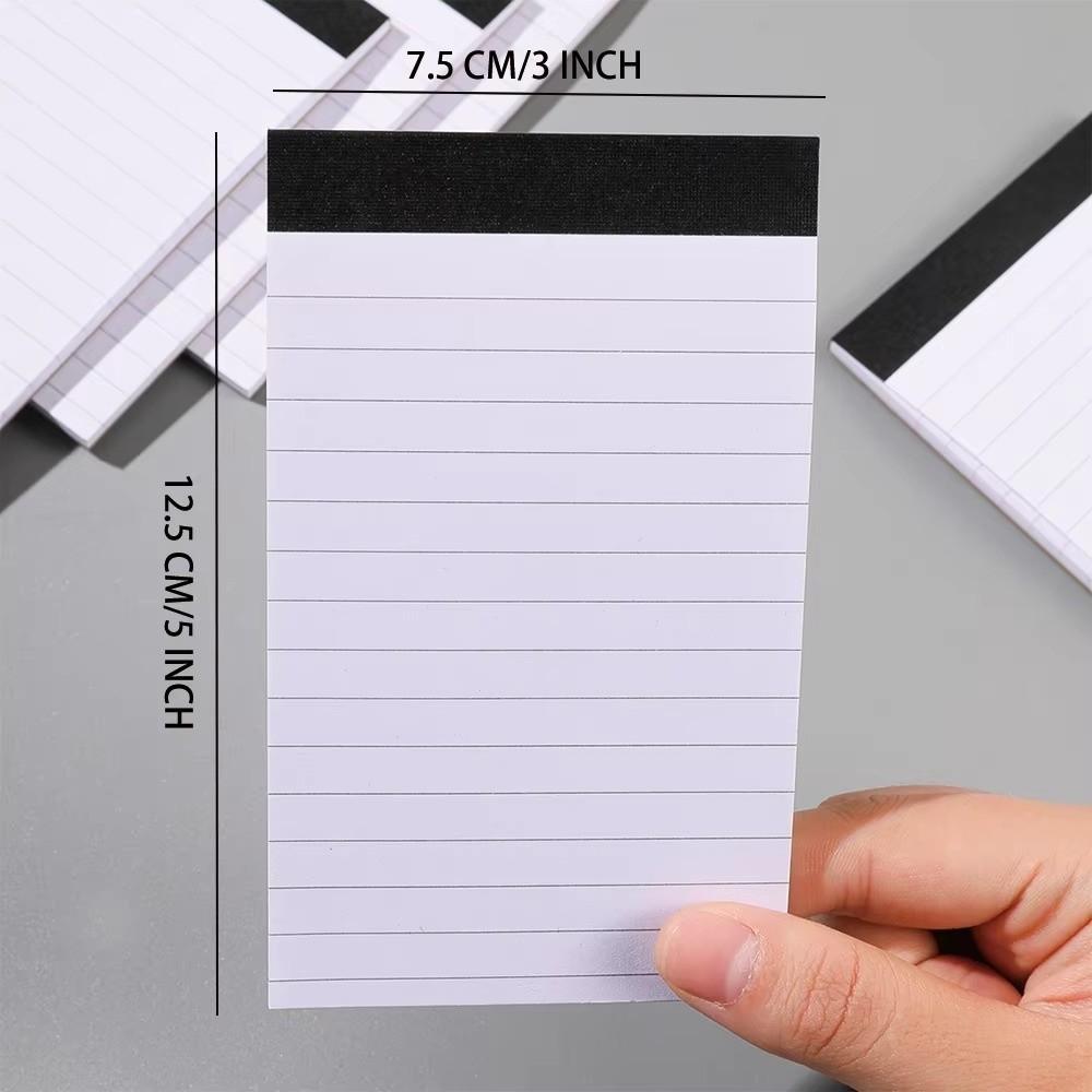 5 psc Blank A7 Note Pads 30 Sheets Writing Slabs Portable Horizontal Memo Pad Office