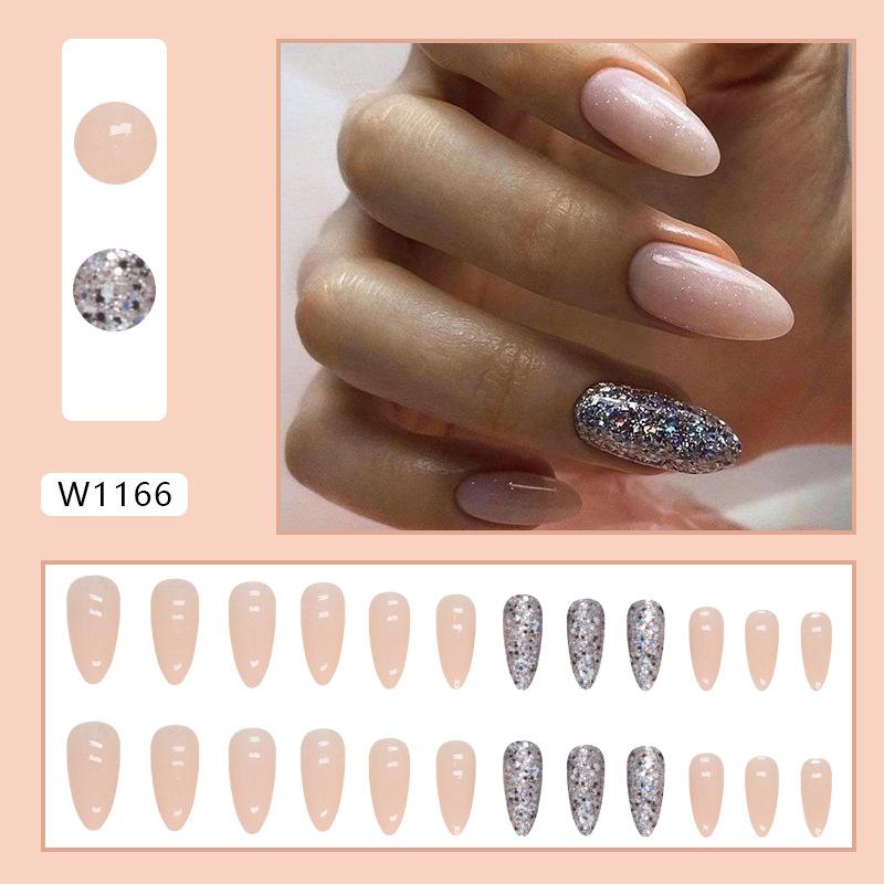 Европейский и американский стиль моды простой французский милый плавающий теневой цветок фиолетовый нейл-арт носимый элемент нейл-арта