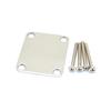 Fender Parts Neck Plate Serial Number or 4-Bolt Vintage-Style "Plain" (No Logo) (Chrome)