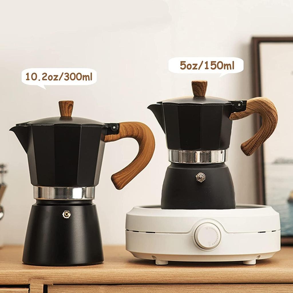 Горшок Мока, плита, эспрессо-машина, итальянская кофеварка, кофейник, алюминиевая плита, эспрессо-машина для кемпинга, ручная кубинская кофеварка