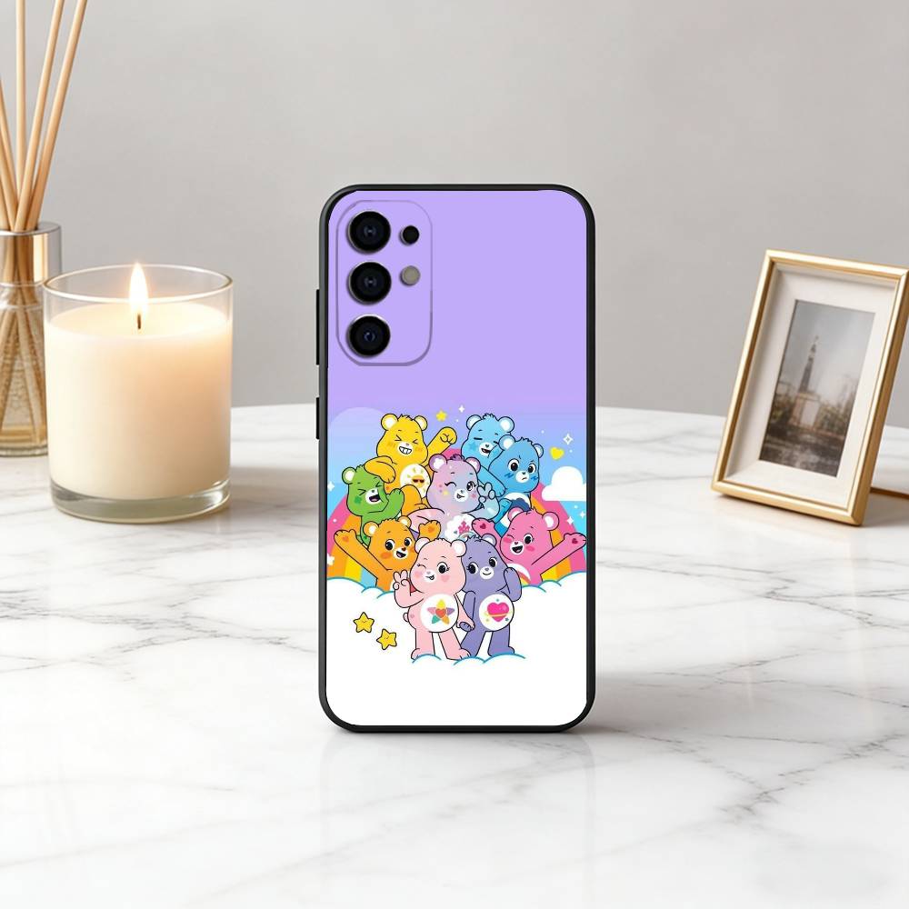 Мультяшный Милый Чехол C-Care B-Bears для Телефона Samsung S25,S24,S21,S22,S23,S30,Ultra,S20,Plus,Fe,Lite,Note,10,Черный Чехол