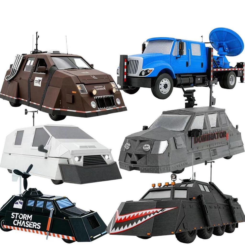 Tiv 2 Автомобиль Охотник за Штормами Доминатор 3 Торнадо Модель Игрушечного Автомобиля Tiv 2 Игрушка Торнадо 3D Печать Tiv 1 Доминатор 2 Автомобиль Торнадо