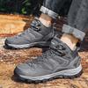 2025 Large Size New Men's Shoes Hiking Shoes Couple High-top Leather Outdoor Hiking Off-road Shoes