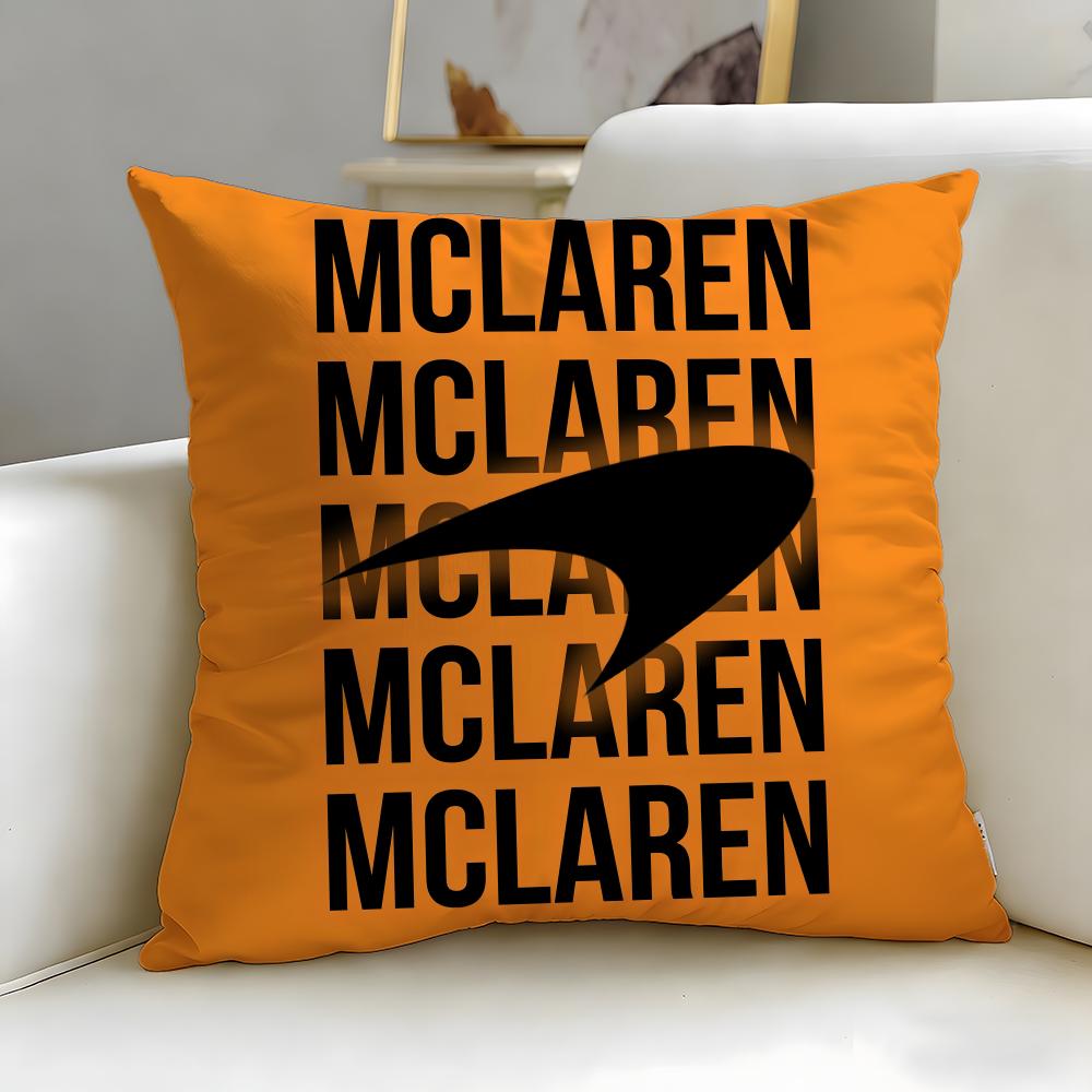 Классический автомобильный бренд McLaren Наволочка Мягкая и Легко стирающаяся – Универсальная для Дивана, Кровати, Путешествий и Офиса