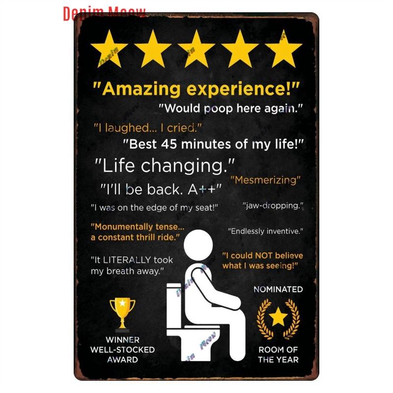 Смешная персонализированная туалетная комната, металлические жестяные таблички, винтажная табличка для туалета, настенное искусство в туалете, декор ванной комнаты, таблички для туалета, WY156