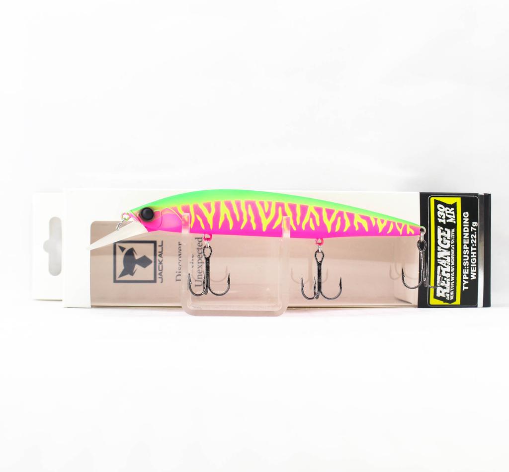 Jackall Rerange 130SP MR Воблер-суспендер Dragon Fruit Mat Tiger (7626)