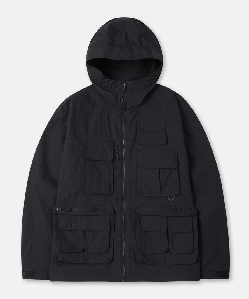 Kolon Sport Men'S Out-Pocket Hooded Jacket Tljjm26551Blk