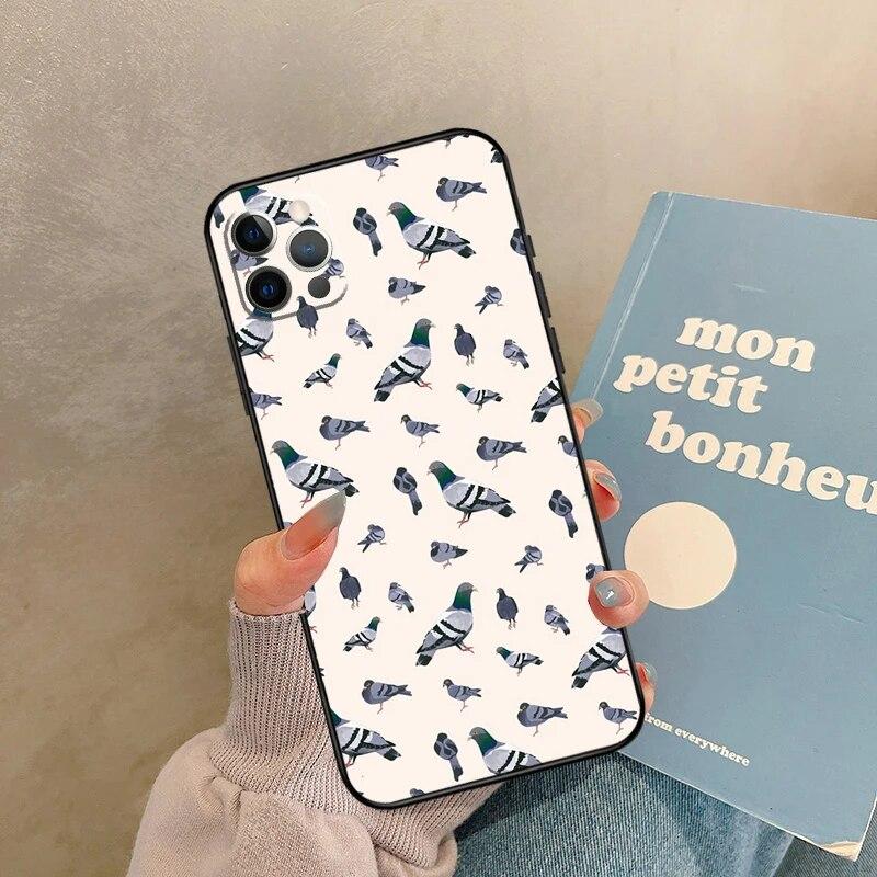 Чехол для телефона «Голуби» для iPhone Samsung Galaxy Redmi Xiaomi Oppo OnePlus Note SA 7 8 9 10 11 12 13 14 20 21 22 23 53 54 Pro Max Plus Ultra TPU Soft