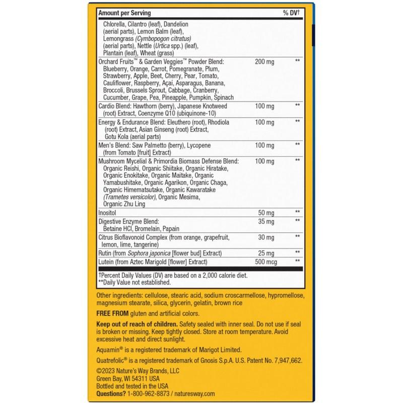 Nature's Way Alive Max 3 Потенции Мультивитамины для мужчин 90 таблеток