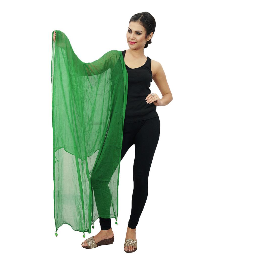 Длинный палантин из шифоновой смеси Dupatta Neck Wrap Женщины носят индийские шарфы Chunni