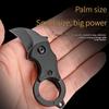 NEW Keychain Pocket Stainless Steel Camping Small Mini Portable Knife Peeler Fixed Blade Multi EDC Tool with Chain