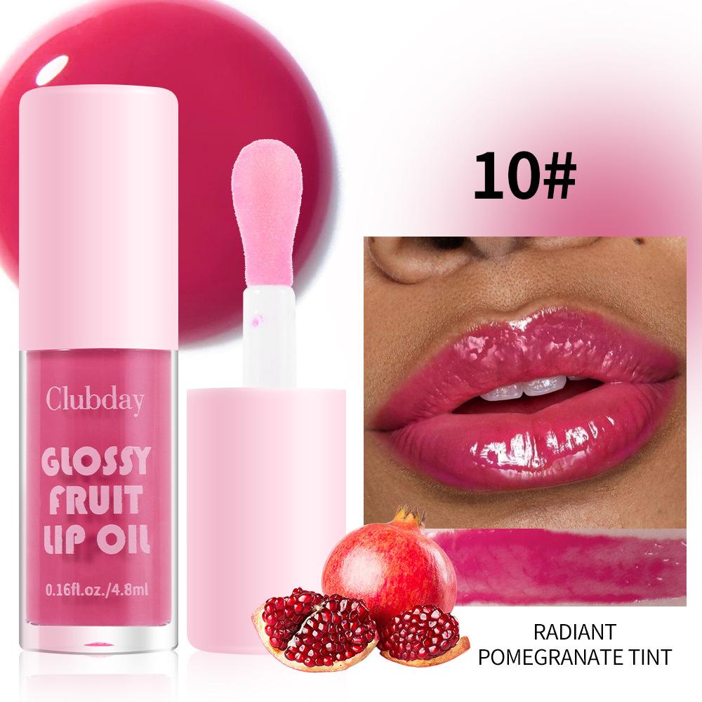20 цветов фруктовый жемчужный увлажняющий желе-масло для губ стойкий увлажняющий водный блеск для губ мерцающий теплый оттенок для губ