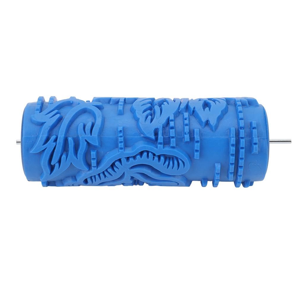 5-дюймовый валик для узорной краски, декоративный текстурный художественный валик, инструменты для стен, мягкий тисненый текстурированный резиновый валик для одежды