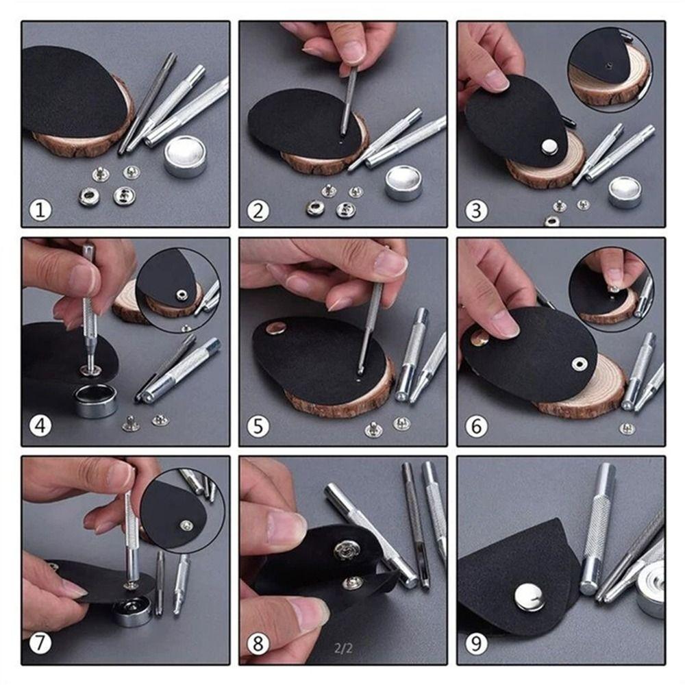 Заклепки, инструменты для установки куртки, металлические кнопки, кожаные застежки, инструмент для кнопок