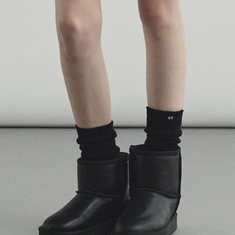 МОНГОЛ [5 цветов] Носки из шерстяной смеси, машинная вязка «гольфы» MDAC034