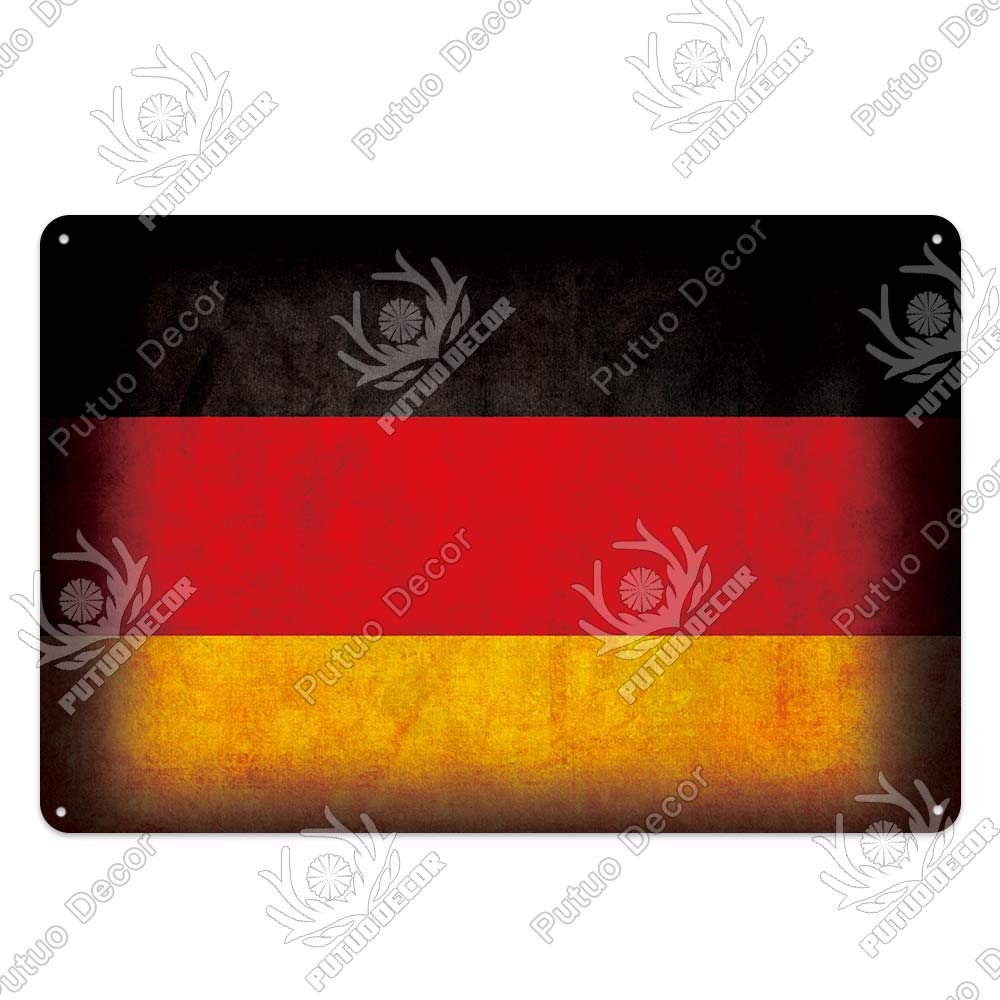 Decor Flag Vintage Metal Sign Tin Sign Decorative Plaque Wall Decor Bar Pub Man Cave Living Room Home Door Decoration