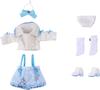 Nendoroid Doll Outfit Skirt with Suspenders White Sax Blue Set Set, &