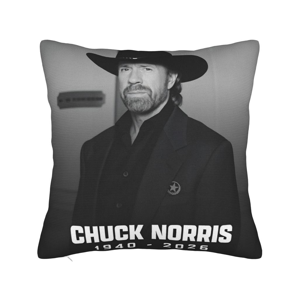 Chuck Norris Texas Ranger Poster Pillow Cover Novelty Pillow Case For Living Room Bed Chair Print Cushion Cover Gift