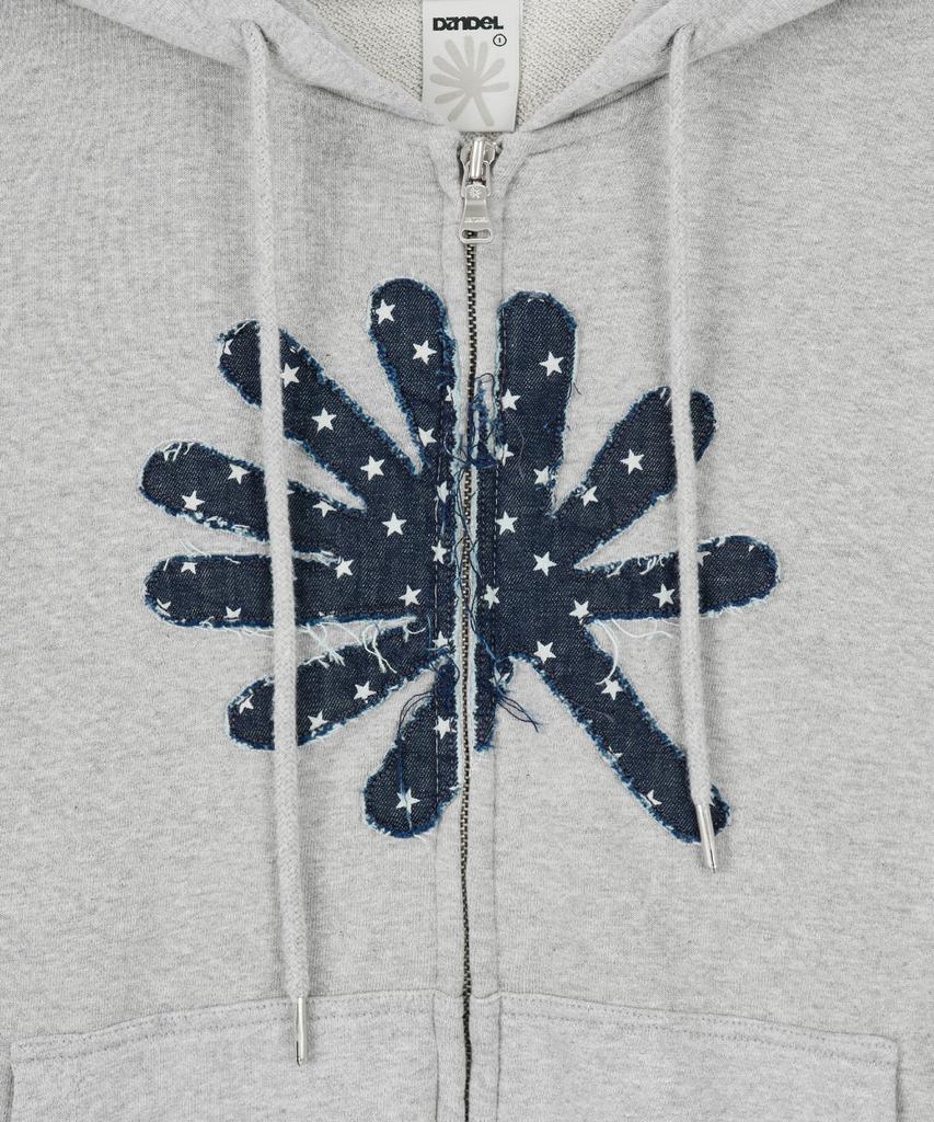 Худи с молнией Dandel Dd Symbol Applique (серый)
