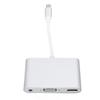 Док-станция USB C USB C to HD Мультимедийный интерфейс VGA 3,5 мм Аудио Док-станция Серебро