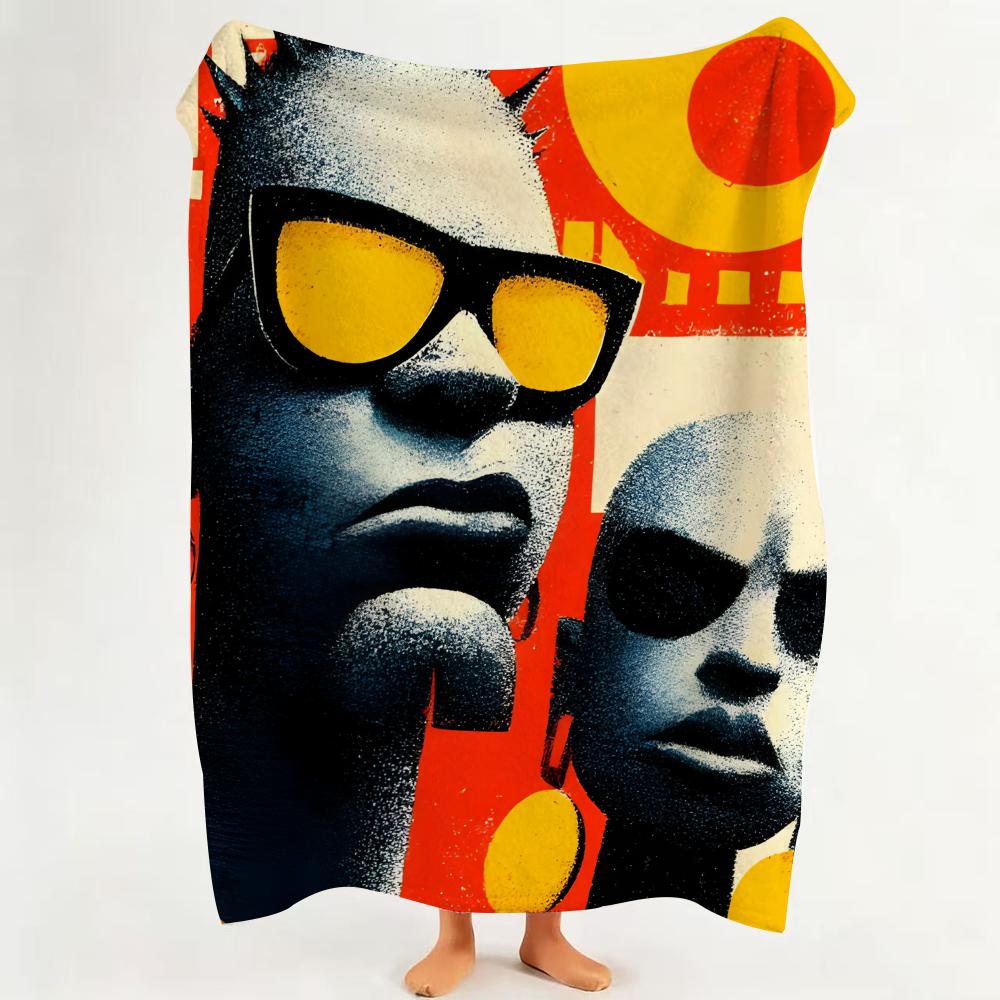 Brand S SHRUGS Throw hot Flannel Throw Blanket Suitable for Sofa Living Room Bedroom soft