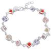 SAY 925 Sterling Silver Bracelets Colored zircon For Women Exquisite Student Girlfriend Jewelry Accessories Wedding Fashion Gift