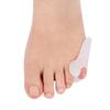 Одно отверстие Силиконовый разделитель пальцев ног для коррекции hallux valgus и защиты мизинца