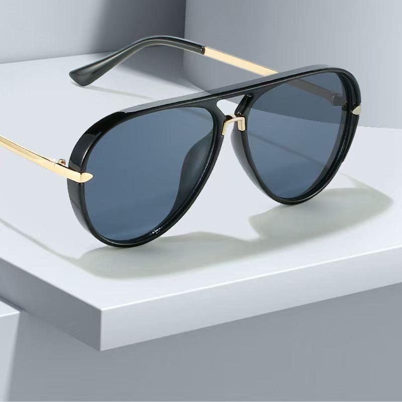 New Large Frame Oval Shaped Sunglasses Women's Luxury Designer Eyeglasses Summer Fashion Women Shades UV400 Eyewear