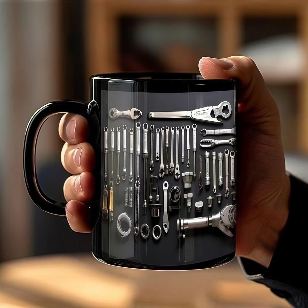 Ceramic Mechanic Water Cup 325ml Mechanic Mug Funny Coffee Mug Auto/Car Mechanic Gift