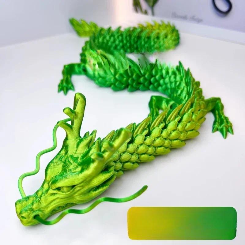 30см 3D-печатные игрушки-драконы, гибкая шарнирная модель дракона, настольное ремесленное украшение, подарки для детей, декор для офиса, дома, стола