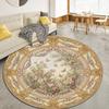 Rose Gorgeous Round Area Rug,Carpet Rug for Living Room Bedroom Sofa Playroom Decor,Non-slip Floor Mat62